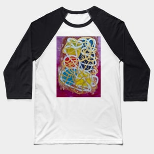 Abstract design from my original Acrylic painting Baseball T-Shirt